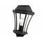Z-Lite Wakefield 1 Light Outdoor Pier Mounted Fixture, Black & Clear Beveled 522PHM-553PM-BK - alternate 6